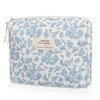 Gosect Floral Makeup Bag, Small Cosmetic Bag for Women Girls,