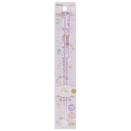 Skater AAC45 Twin Star Happiness Girl Sanrio Dishwasher Safe Acrylic Chopsticks 8.3 inches (21 cm)