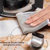 INOMAK Multifunctional Non-Scratch Wire Dishcloth, Multipurpose Non-Scratch Scrubbing Wire Dishwashing
