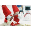 [Nordika Nisse norudyika nisse] christmas wooden doll (Guitar with Santa/nrd120068)