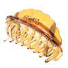 4 inch Tortoise Large Jaw Clip Hair Claw with Rhinestones