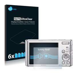 Savvies Screen Protectors for Sony Cyber-Shot DSC-W830 Ultra Transparent Pack of 6