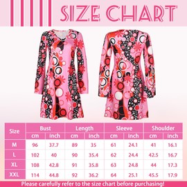 60s 70s Hippie Costume Set for Women, Retro Dress Accessories with Floral Skirt Headband Sunglasses Disco Kit for Party (L)