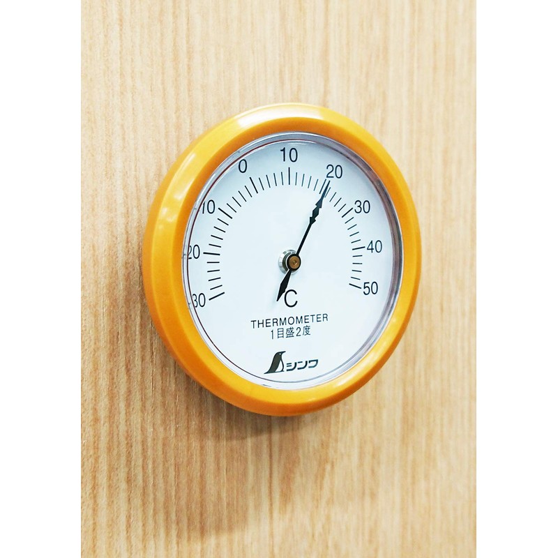 シンワ測定(Shinwa Sokutei) 温度計 S-3 丸型 6.5cm 72667
