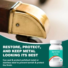 1 Oz. Clear, Protective Coating for Metal – Jewelry Protective Coating – Rust Preventive Coating, Stop Rust and Corrosion Permanently