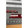 usa Standard 2x White - Black 6.4L Emblems 6.4L Side
