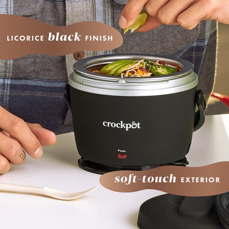 Crock-Pot Lonchera eléctrica, calentador de alimentos portátil para llevar, 20