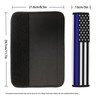 Xalvoria 2-Pack USA Flag Thin Blue Line Seat Belt Pads