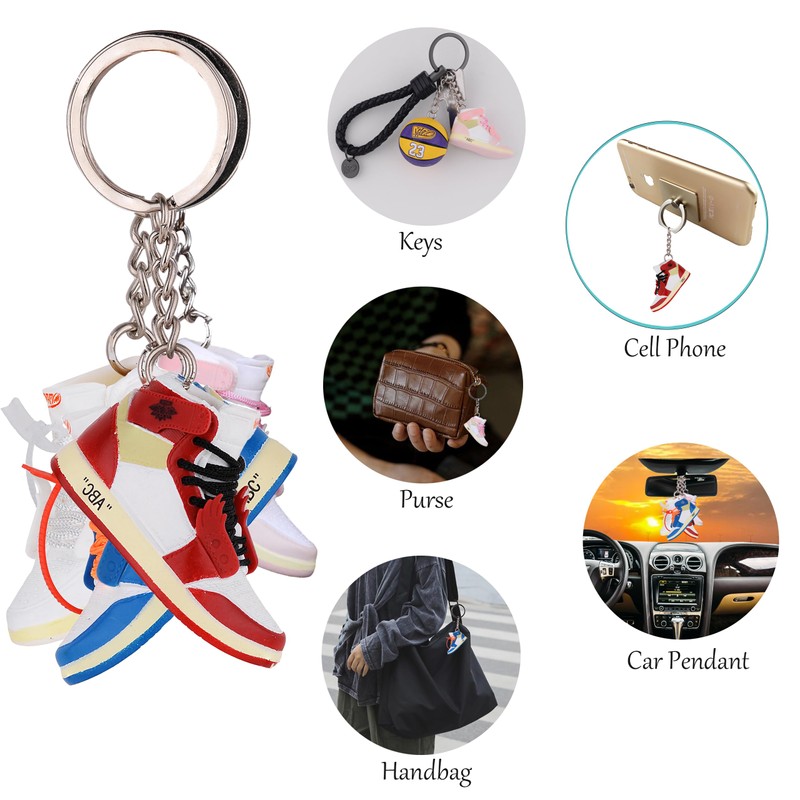 3D Mini Shoe Key Chain, Novelty Funny Gadget Decoration, Great