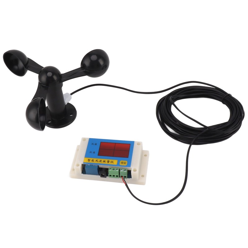 3 Fan Blades Tower Crane Anemometer 3 Blades USB 5V