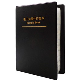 1%0805 SMD抵抗器サンプルマニュアル（0 ohm-10 ohm）SMT抵抗器包装箱マニュアル分類フォルダ170値8500 pcs抵抗サンプルマニュアルキット（抵抗器-0805）