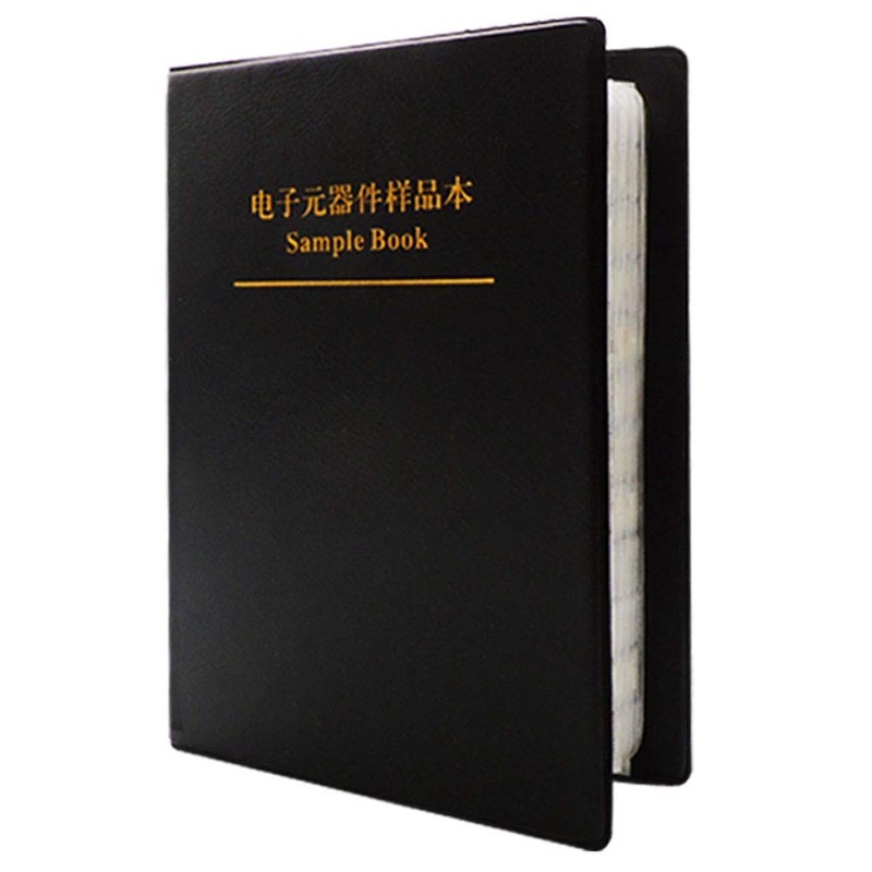 1%0805 SMD抵抗器サンプルマニュアル（0 ohm-10 ohm）SMT抵抗器包装箱マニュアル分類フォルダ170値8500 pcs抵抗サンプルマニュアルキット（抵抗器-0805）
