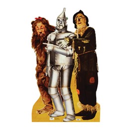 Advanced Graphics Lion, Tinman & Scarecrow Life Size Cardboard Cutout Standup - The Wizard of Oz 75th Anniversary (1939 Film)