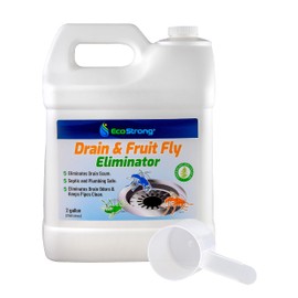 Fruit Fly Drain Treatment | Drain Fly Eliminator | Eliminates Gnats, Sewer Flies and More - Works in All Drains - 256 Fl Oz