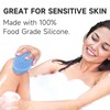 Metene Silicone Body Scrubber, Exfoliating Body Scrubber for Use in