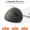 SANWA 2.4G Wireless Ergonomic Mouse, Optical Vertical Ergo Mice for