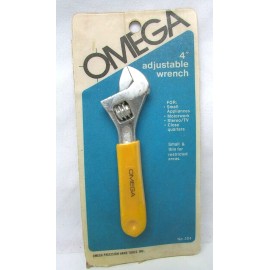 omega Rare Vintage Omega Small 4" Adjustable Wrench NOS New No.304