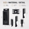 5-Piece Hair Styling Comb Set for Men & Women –