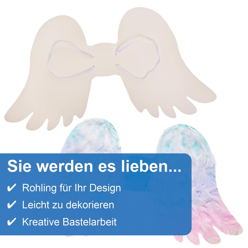 Baker Ross FX807 DIY Angel Wings - Pack of 3,