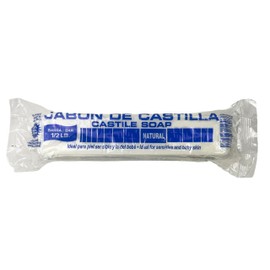 jabon de castilla Hypoallergenic 100%, Vegan soap, 8 oz 1/2 lb Natural - Dye and Fragrance Free - Gentle Moisturizing, Non-toxic - Jabon de Castilla Face and body barra