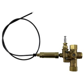 1/2" NPT Combination Pilot Valve, Unloader Valve, Check Valve plus Throttle Control Cable for 8HP - 13 HP Gas air Compressors and Below (095-125 PSI, 36" Throttle Control Cable & Unloader Valve)