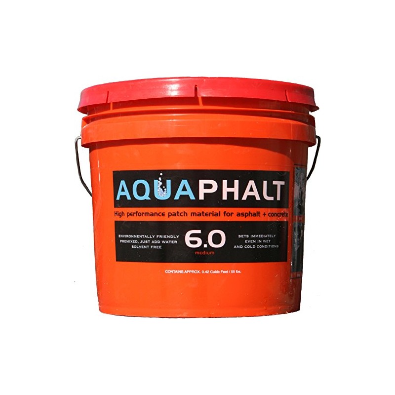 Aquaphalt 6.0 Permanent Asphalt Repair for potholes, driveways, and roads