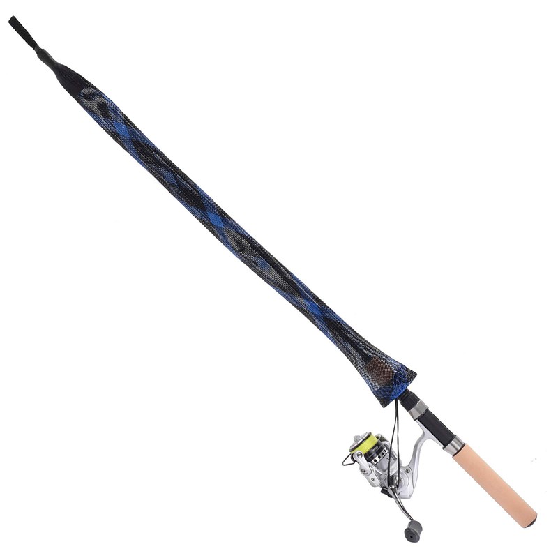 SF Ice Fishing Rod Cover with Elastic Band & Hanging