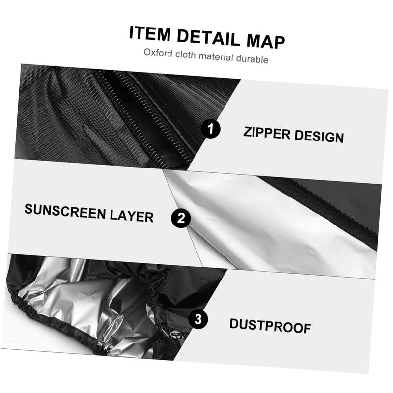CAXUSD 210d Fabric Heater Cover Rainproof and Dustproof for Outdoor