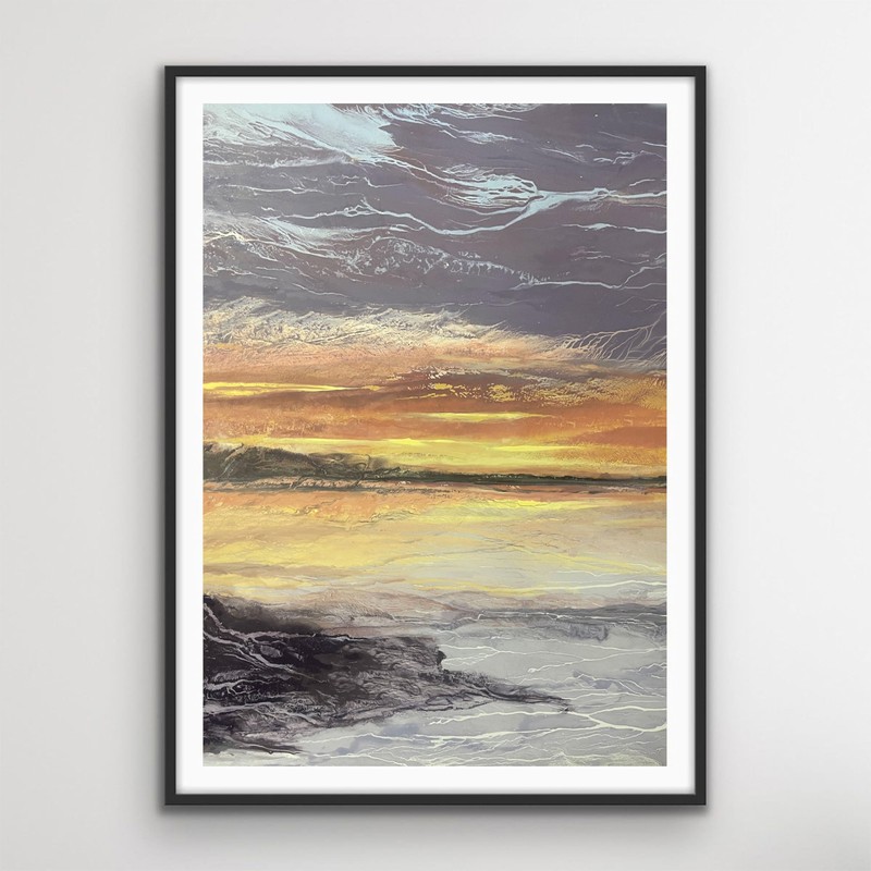 KAMENSKAYA Delaminating Alcohol Inks - Delaminating Ink Set 'Sunset' -