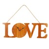 LOVE Frame Wall mounted Clock Hanging Wall Clock Living Room