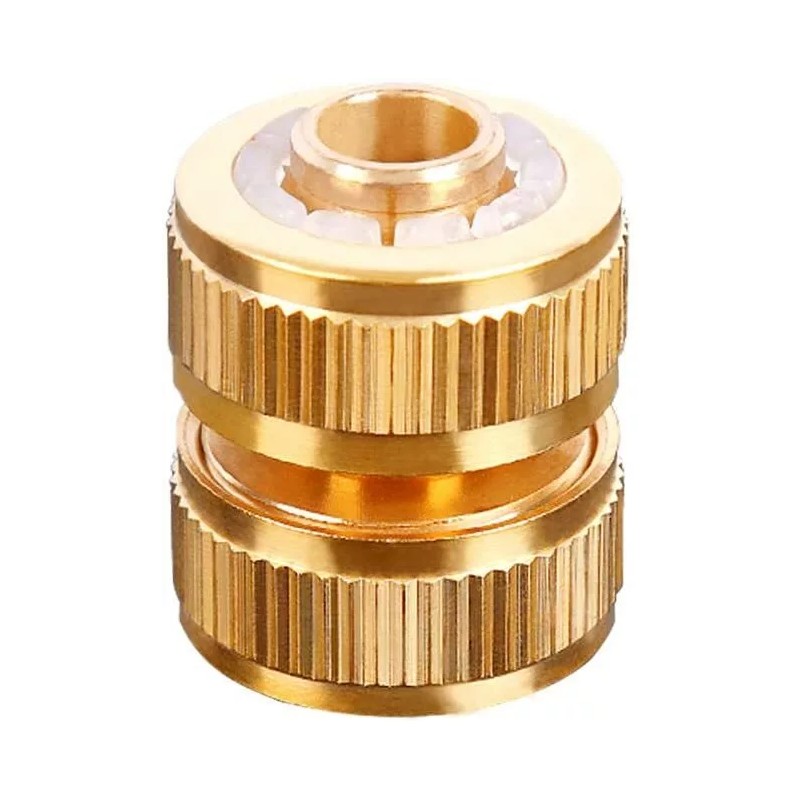 sashow 3/4" ID Hose Solid Brass Fitting Garden Tools Quick
