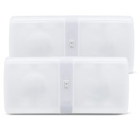 Facon 12V LED RV Interior Light Fixtures with On&Off Switch, 3400K Warm White, 12Volts DC Double Dome Under Cabinet Light, use for RV Motor-Homes Camper Caravan Trailer Boat