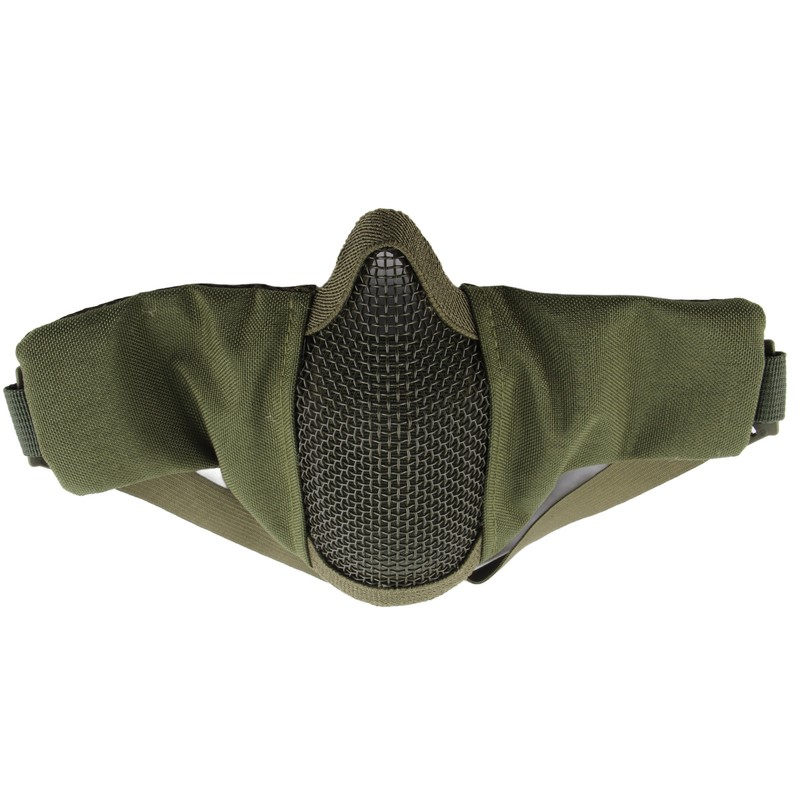 V10 Half Face Steel Mesh Breathable Protective Face Guard Competition