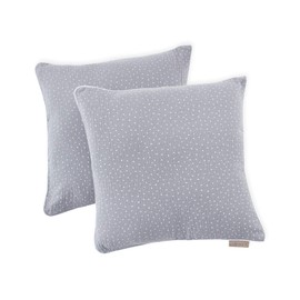 KraftKids Cushion Cover Muslin Grey Dots