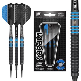 Target Darts Vapor 8 Soft Darts Set, 80 % Tungsten, 18g