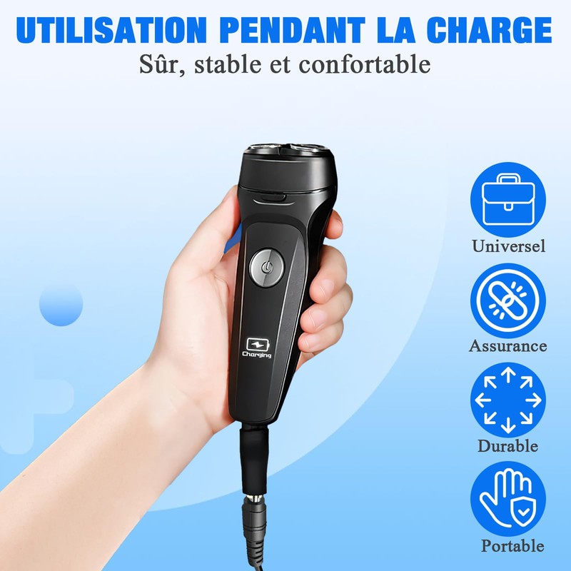 Shaver Charger, Universal Cable for Various Brands