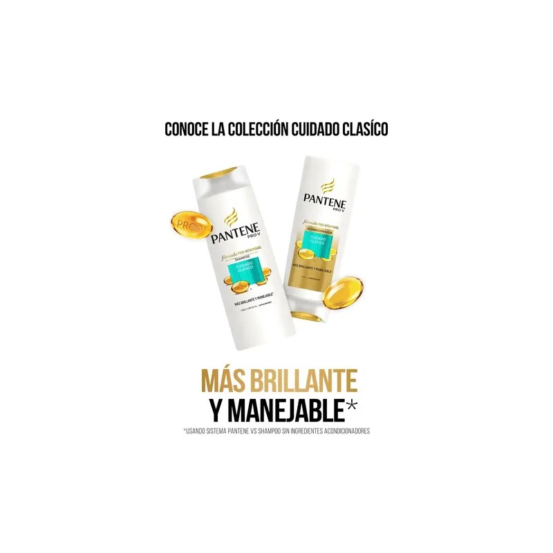 Shampoo Acondicionador Pantene Pro Clásico 2en1 Mini 100ml