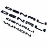 Door Rear Letters Emblem Badge Replacement for 2021-2025 Denali Yukon
