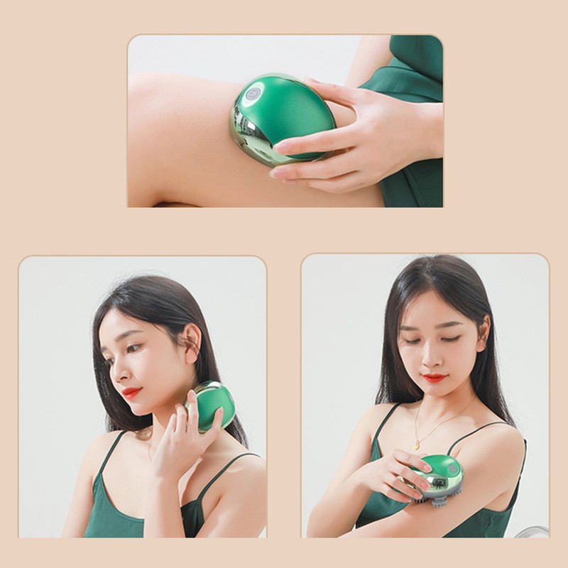 Mini Electric Head Scalp Massager Waterproof Portable Scalp Massager Rechargeable