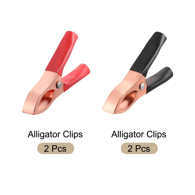 Rebower Alligator Clips Electrical Test Clamps, [for Charging and Testing