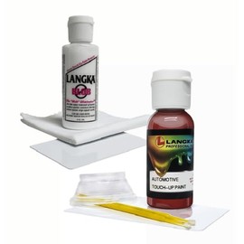 Langka 2oz Blob Eliminator and 1oz Touch-Up Paint Compatible with 2014, Nissan, Frontier, NAC, New Red Metallic