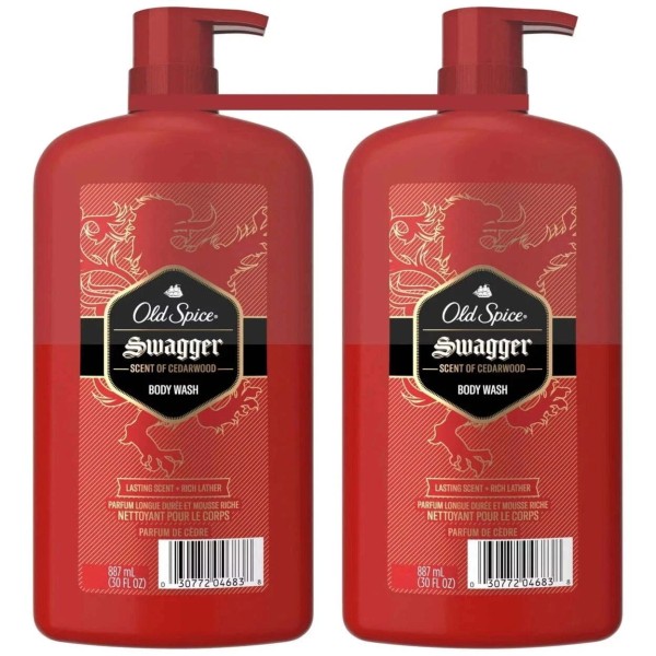 Old Spice Swagger Body Wash for Men Scent of Cedarwood