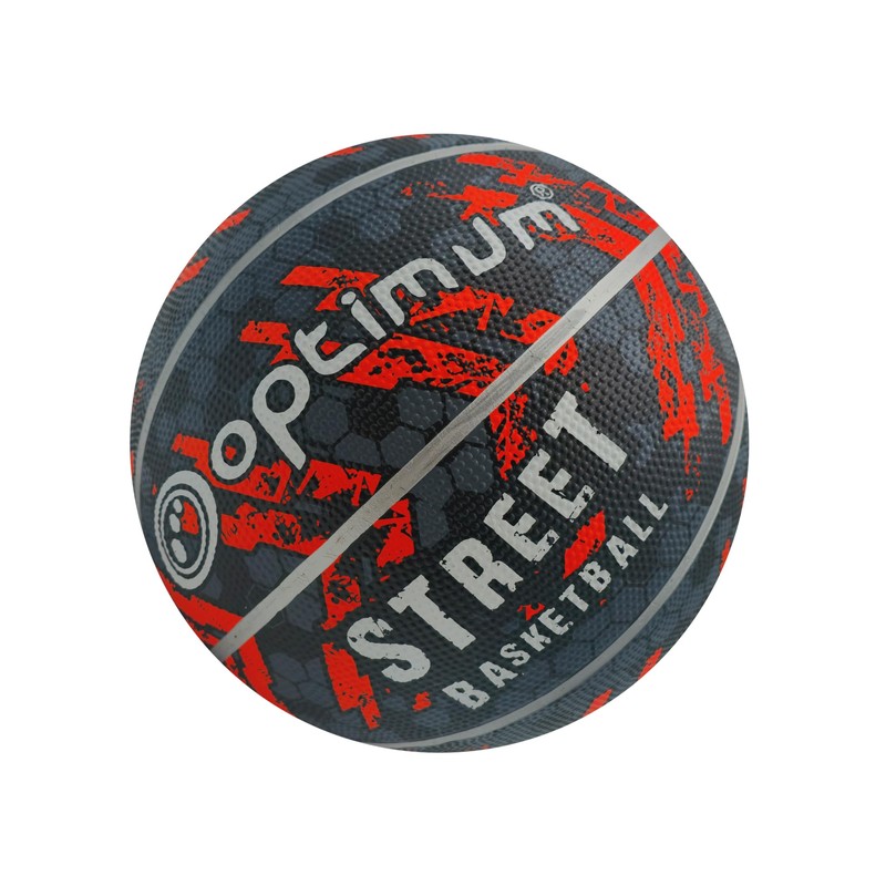 Optimum Street Basketball Black/Orange Size 7