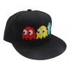 Snap Back Gorra Pac Man Videojuego Retro Fantasmitas Negra 57cm