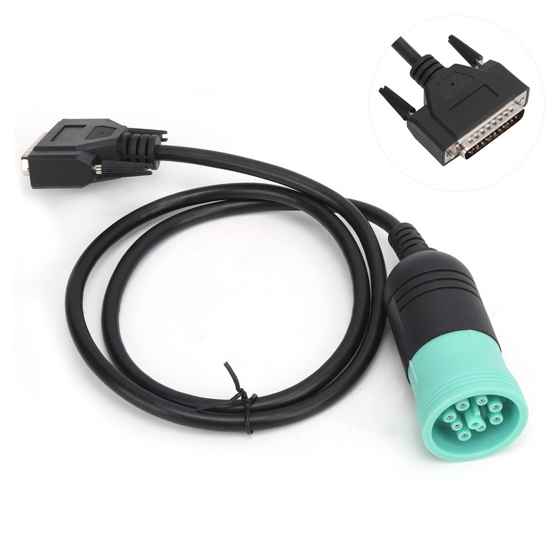 Truck Diagnostic Cable 9Pin Female to 25Pin Male for J1939