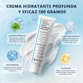 Cream Facial Hydro Boost Hidratante Colágeno Cica Weud 300g