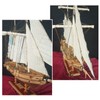 HAPYLY Scale DIY Hobby Wooden Ship Science Equipmen Assembly Model