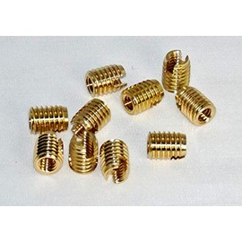 HDsmallparts 10pc - Batwing Windshield/Fairing Brass Inserts are Replacement/Compatible with Harley-Davidson Fit 1996-2016