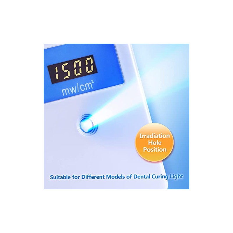 Medidor de luz LED dental, probador de curado de potencia
