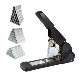 ZFYOUNG Labor-Saving Heavy Duty Stapler,240 Sheets High Capacity, Large Office Stapler,Large Industrial Stapler,3000 Staples Included,Easy to Bind.